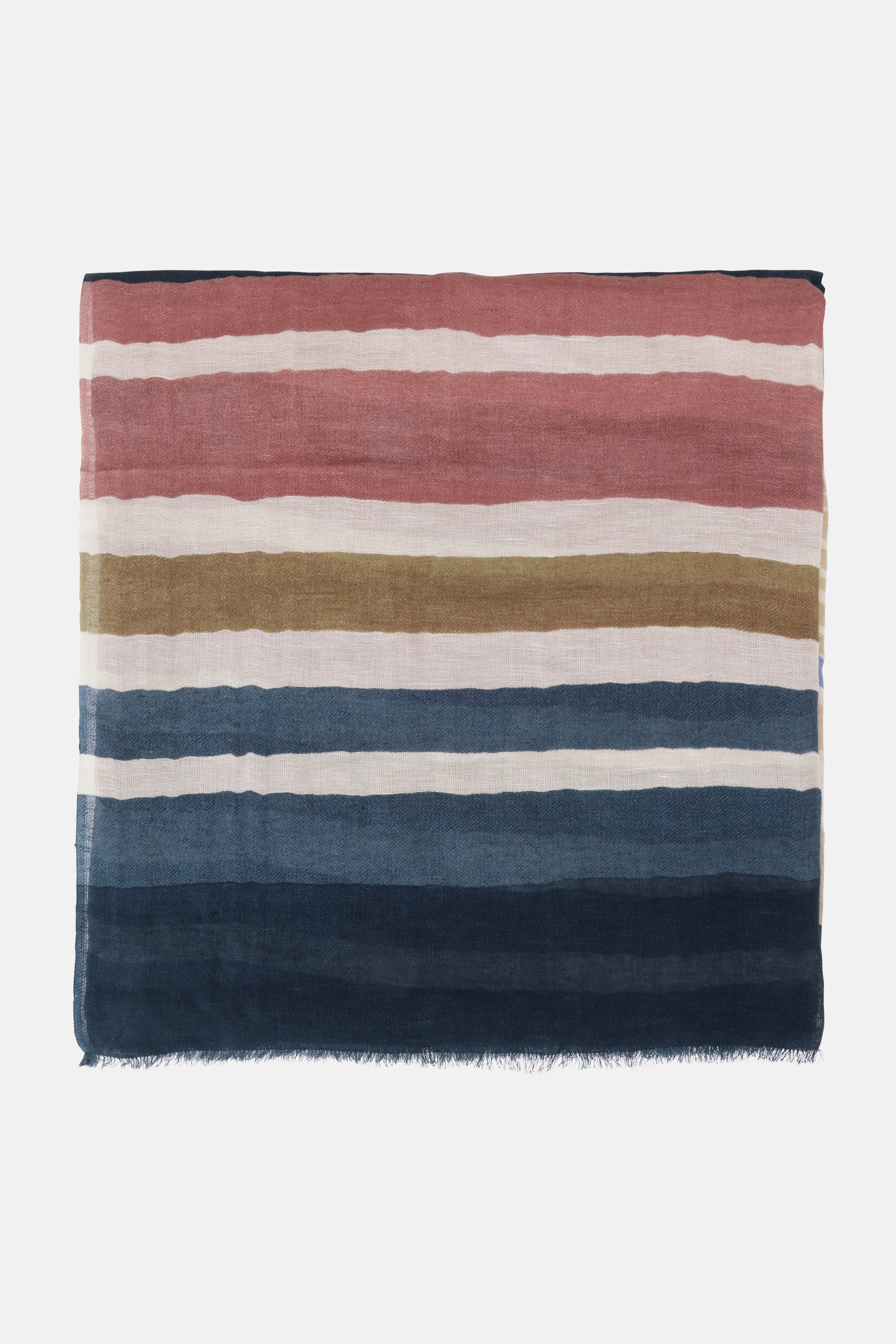 Stripete Skjerf - Beige Organic Stripe